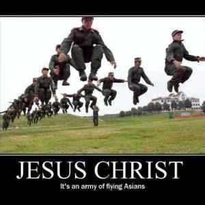 Obrázek 'army of flying asians'