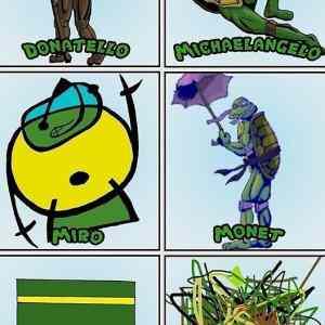 Obrázek 'artistic renditions for Ninja Turtles'