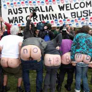 Obrázek 'australia welcomes Bush'