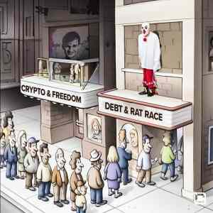 Obrázek 'bankruptcy or debt and rat race'