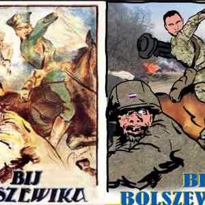 Obrázek 'bij kurwu bolsevika'