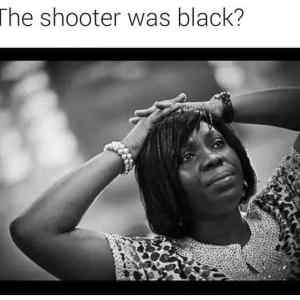 Obrázek 'black people s faces after hearing the shooter was black '