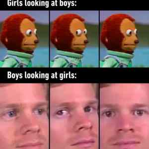 Obrázek 'boys check girls'