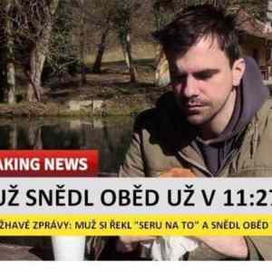 Obrázek 'breaking news - lunch time broken'