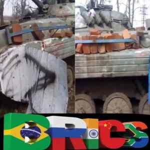 Obrázek 'brics chrani ruske tanky'