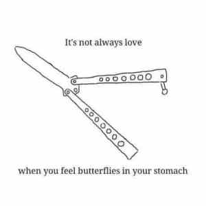 Obrázek 'butterflies in your stomach'
