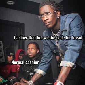 Obrázek 'cashier who knows code'