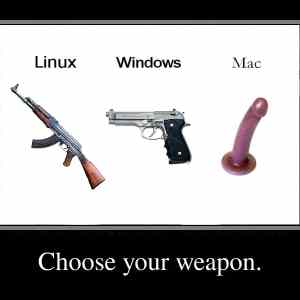 Obrázek 'choose your weapon'