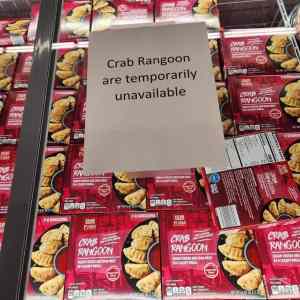 Obrázek 'crab ragoons nejsou'