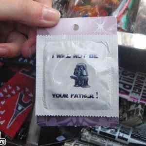 Obrázek 'darth vader condom'