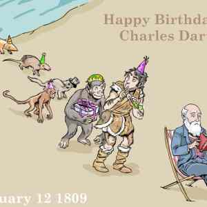 Obrázek 'darwinovi k narozeninam'