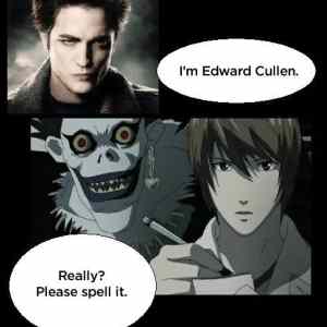 Obrázek 'death note vs twilight'