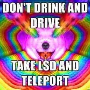 Obrázek 'dont drink and drive teleport'