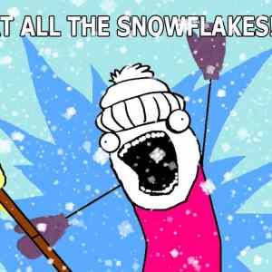 Obrázek 'eat all the snowflakes'