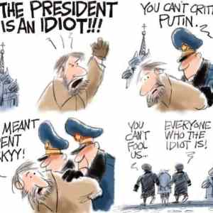 Obrázek 'everyone knows who the idiot is'