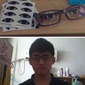 Obrázek 'fake glasses eyes'