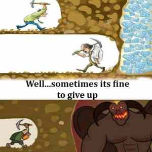 Obrázek 'fine give up'