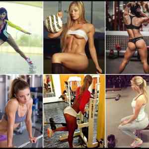 Obrázek 'fit girls that are almost too hot to handle'