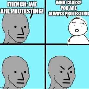 Obrázek 'france protest'