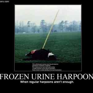 Obrázek 'frozen urine harpoon'