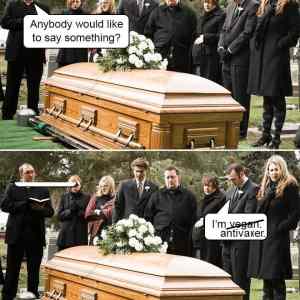 Obrázek 'funeral vegan antivaxer'