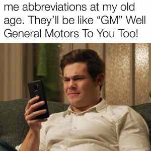 Obrázek 'gm to you too'