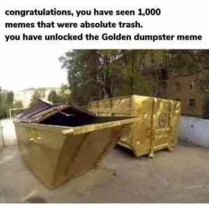 Obrázek 'gold dumpster'