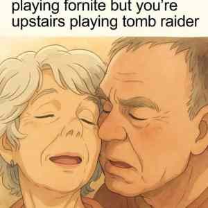 Obrázek 'grandkids are playing fornite'