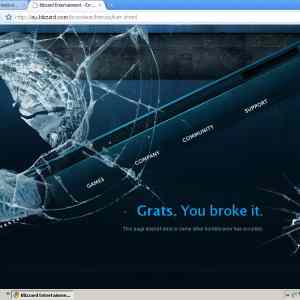 Obrázek 'grats you broke it'