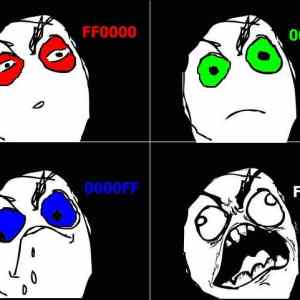 Obrázek 'hex color rage comic ffffffuuuuu'