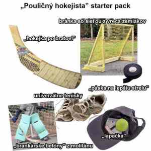 Obrázek 'hokejista starter pack'