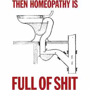 Obrázek 'homeopathy shit and sugar'