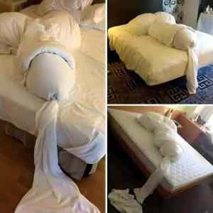 Obrázek 'hotel room bed'