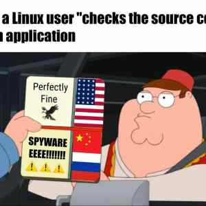 Obrázek 'how&nbsp;linux&nbsp;user&nbsp;checks&nbsp;the&nbsp;source&nbsp;code'