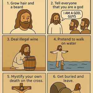 Obrázek 'how to be a jesus christ'