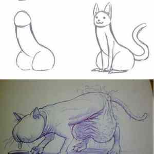 Obrázek 'how to draw a cat'