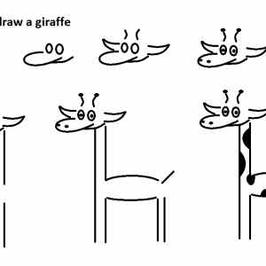 Obrázek 'how to draw a giraffe'