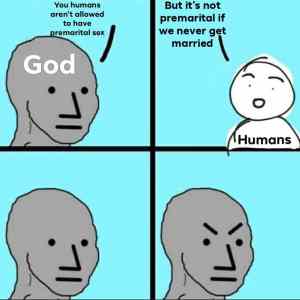 Obrázek 'humans 1 god 0'