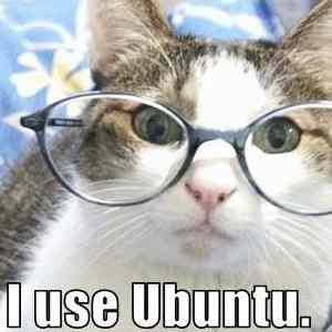 Obrázek 'i use ubuntu'