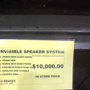 Obrázek 'invisible speaker system'