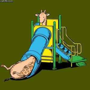 Obrázek 'its hard to be a giraffe'