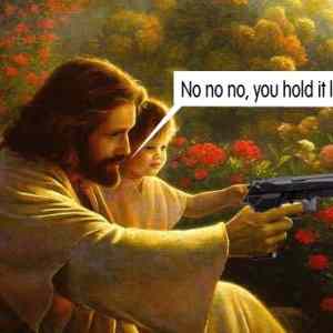 Obrázek 'jesus gun 1'