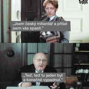 Obrázek 'jsem cesky miliardar a prisel jsem vas spasit'