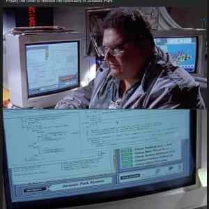 Obrázek 'jurassic park code'