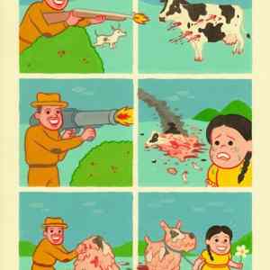 Obrázek 'kill&nbsp;a&nbsp;cow&nbsp;build&nbsp;a&nbsp;dog'