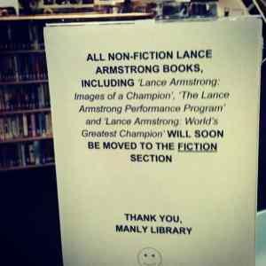 Obrázek 'lance armstrong fiction books'
