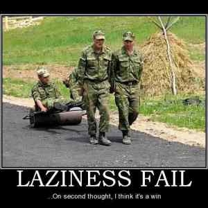 Obrázek 'laziness fail'