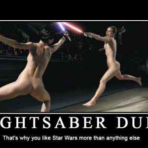 Obrázek 'light saber duel poster'