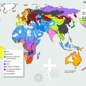 Obrázek 'map world religions'