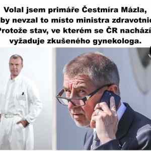 Obrázek 'ministr zdravotnictvi pro stavajici stav cr'